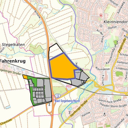 Detaildarstellung der gesuchten Gewerbefläche