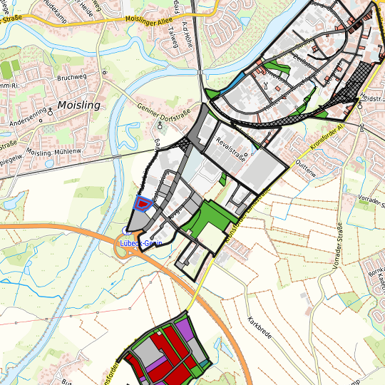 Detaildarstellung der gesuchten Gewerbefläche