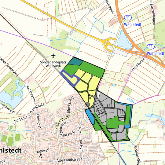 Detaildarstellung der gesuchten Gewerbefläche
