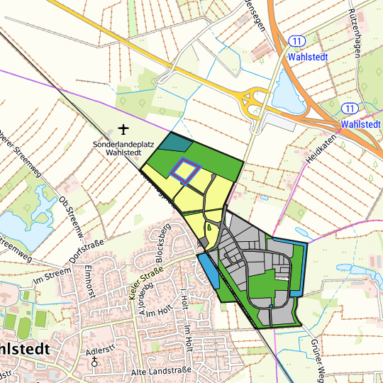 Detaildarstellung der gesuchten Gewerbefläche