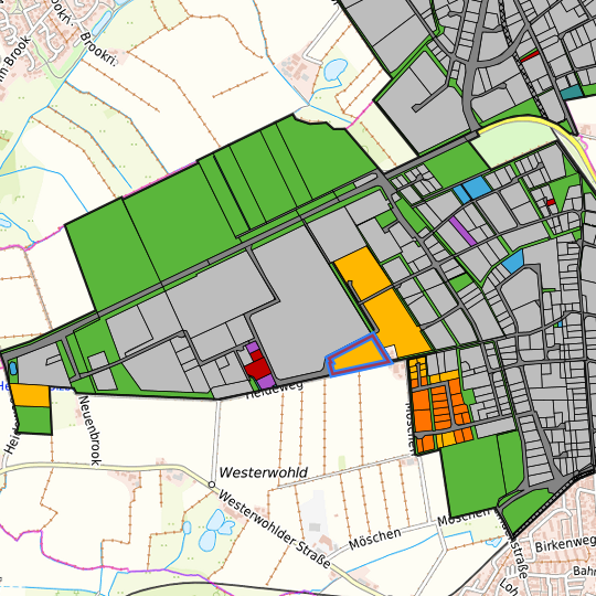 Detaildarstellung der gesuchten Gewerbefläche