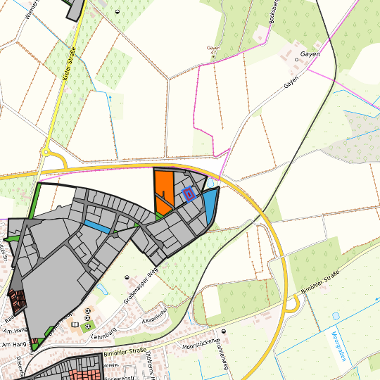 Detaildarstellung der gesuchten Gewerbefläche