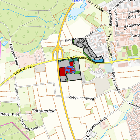 Detaildarstellung der gesuchten Gewerbefläche