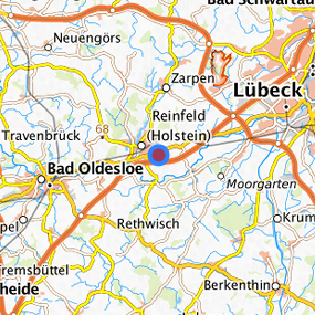 Lage in der gesuchten Region 