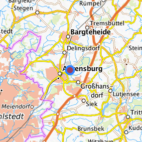 Location in the requested region 