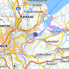 Location in the requested region 