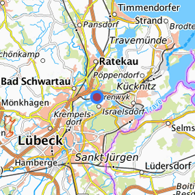 Lage in der gesuchten Region 