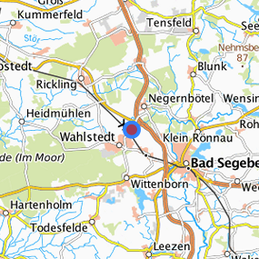 Lage in der gesuchten Region 