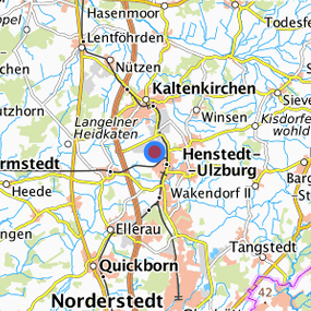 Lage in der gesuchten Region 