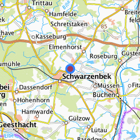 Location in the requested region 