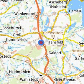 Lage in der gesuchten Region 