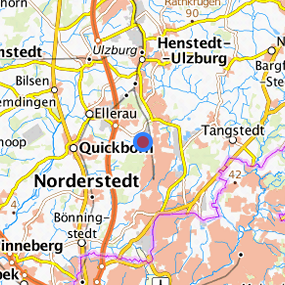 Lage in der gesuchten Region 