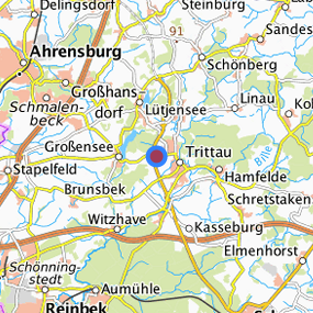 Lage in der gesuchten Region 