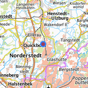 Lage in der gesuchten Region 