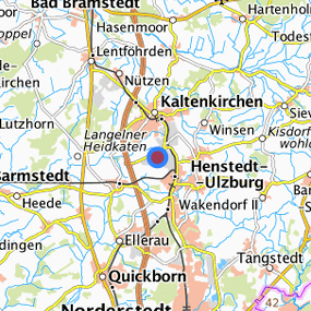 Lage in der gesuchten Region 