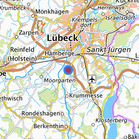 Lage in der gesuchten Region 