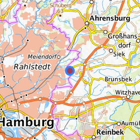 Location in the requested region 