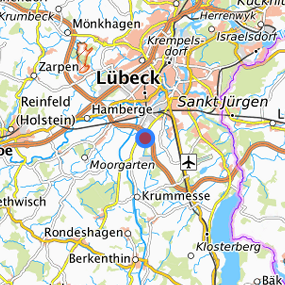 Lage in der gesuchten Region 