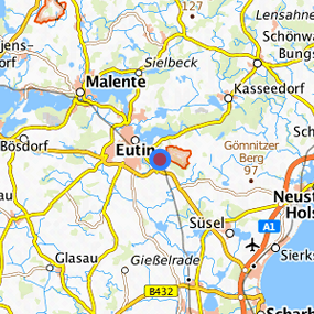 Lage in der gesuchten Region 