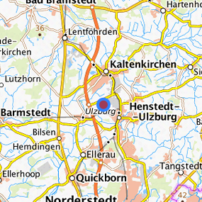 Lage in der gesuchten Region 