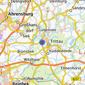 Location in the requested region 