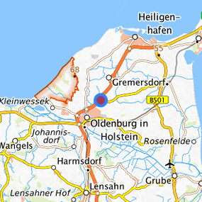 Location in the requested region 